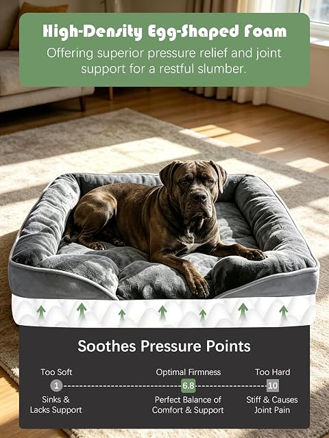 Foto 4 de 8 de Spotted Play Cama ortopédica para perros con laterales, sofá cama para perros extragrandes