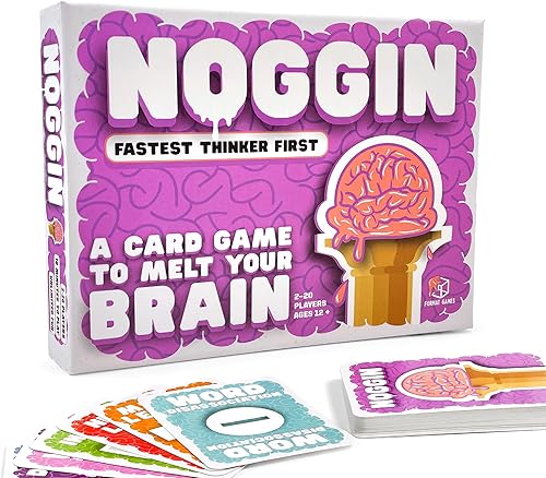 Format Games Noggin Party Game - Divertido juego de palabras de pensamiento rápido, juego de cartas de estrategia desafiante y adictivo, a partir de