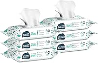 Seventh Generation Free & Clear Baby Wipes Refill, 384 Count - Hypoallergenic, Fragrance-Free for Sensitive Skin