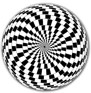 DJ Spin Spiral Checkered Hypnosis Scratch Pad Vinyl Memorabilia 7