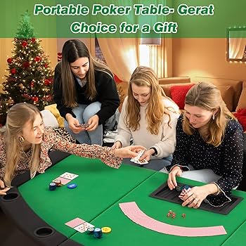 Amazon.co.jp: ECOTOUGE 82インチ ポーカーテーブル 8人分