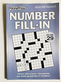 Volume 29 of the Number Fill in puzzles from the Penny Press Selected Puzzle Series