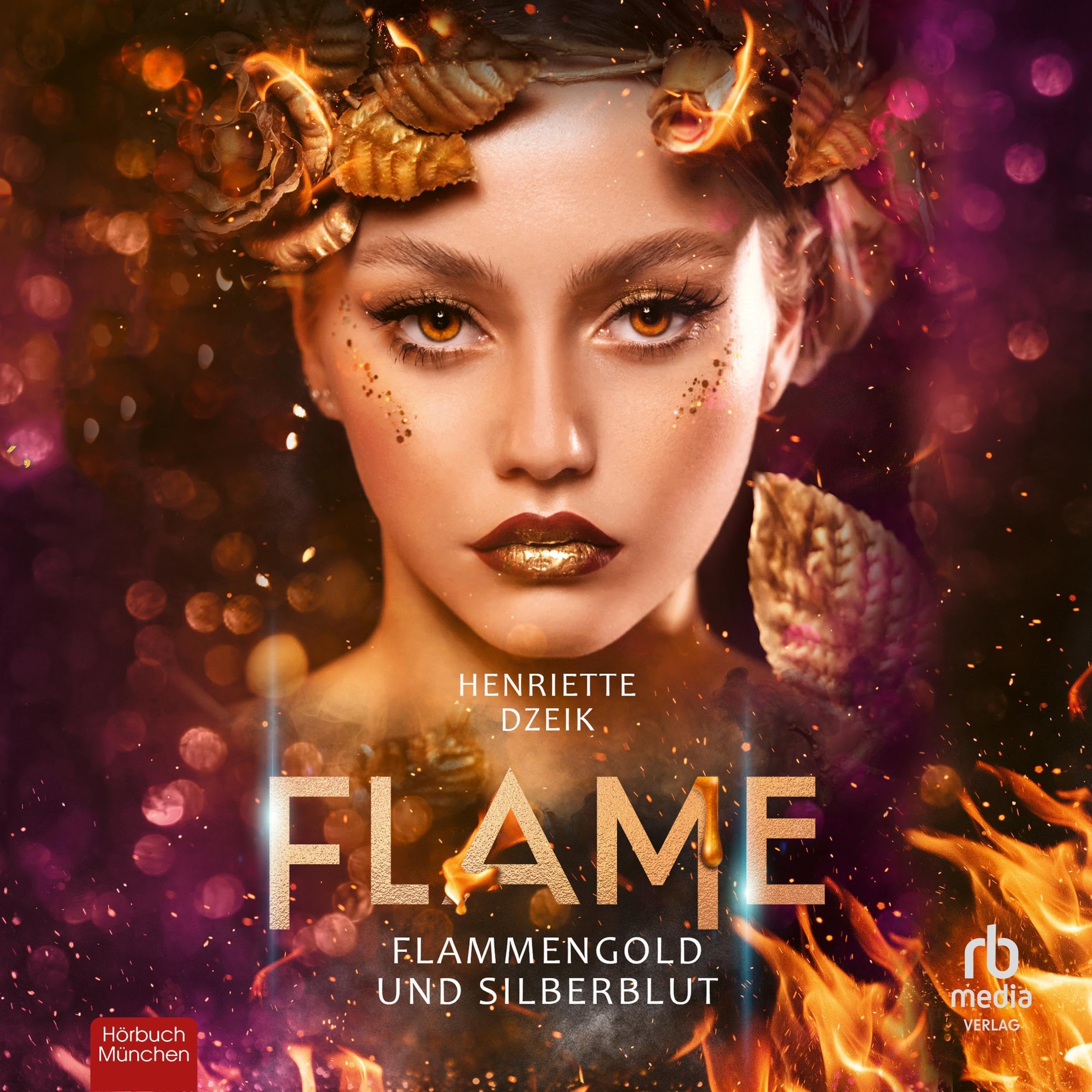 Cover art for Flammengold und Silberblut [Flaming Gold and Silver Blood]