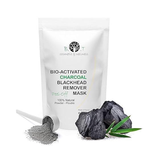 Mascarilla Negra Peel Off Anti Puntos Negros, Poros y Espinillas. Mascarilla Exfoliante de Carbón Activo y Alginatos para una Limpieza Facial Profunda Y Efecto Reafirmante - 300 g