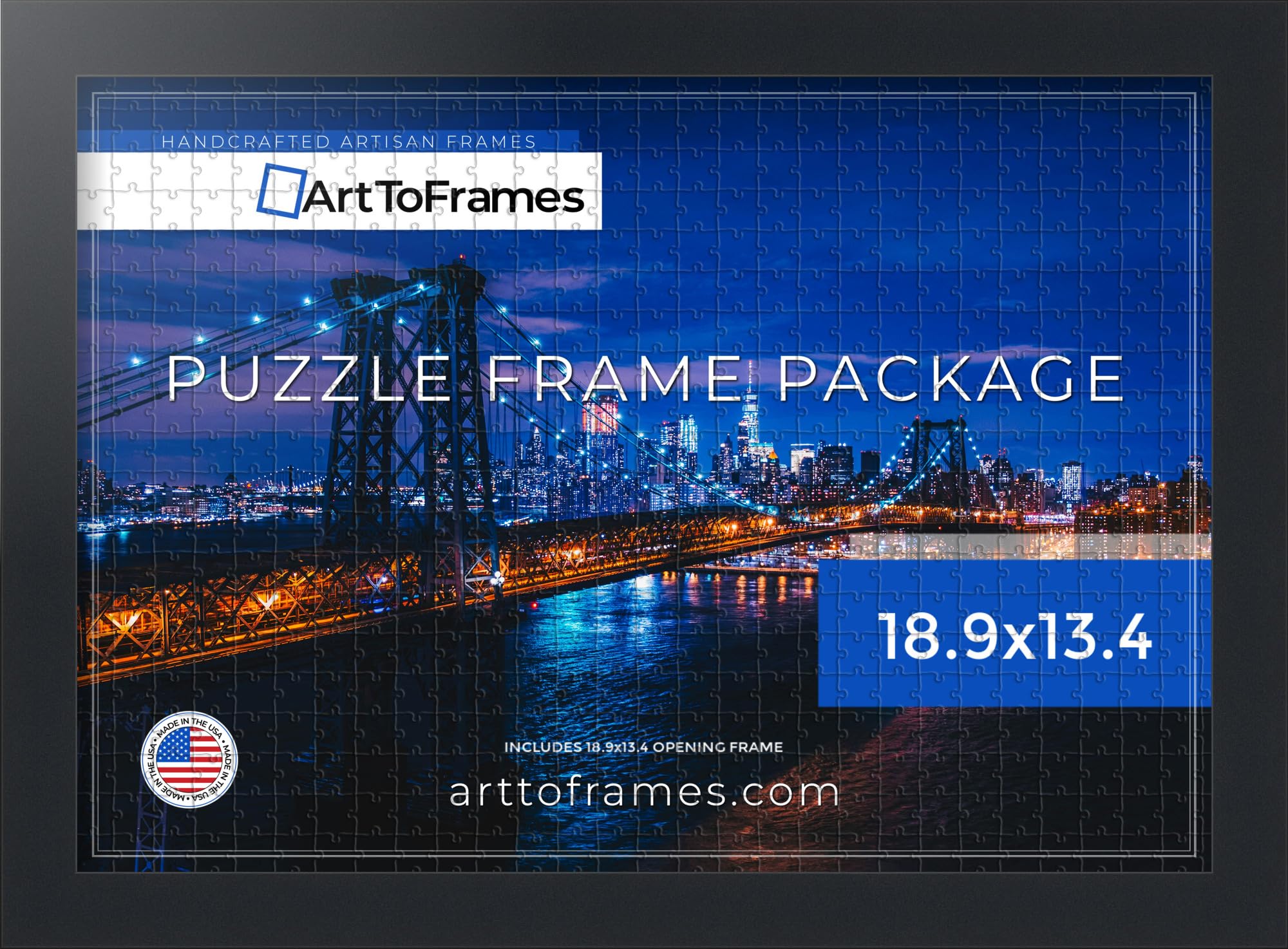 Amazon.com - ArtToFrames 18.9x13.4 INCH/48x34 CM Black Frame for