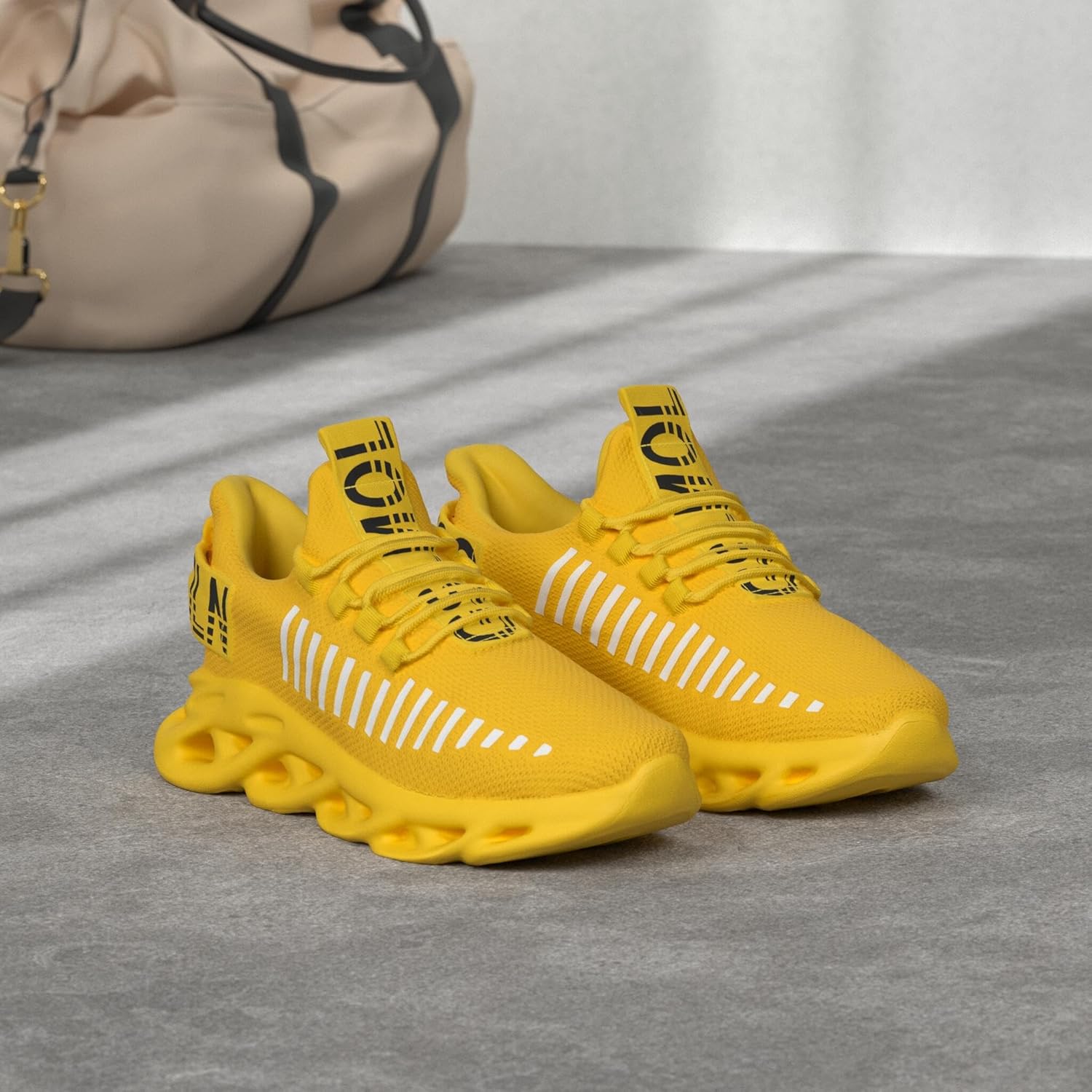 GSLMOLN Womens Walking Shoes Mesh Non Slip Gym Sports Casual Fashion Sneakers - Image 2