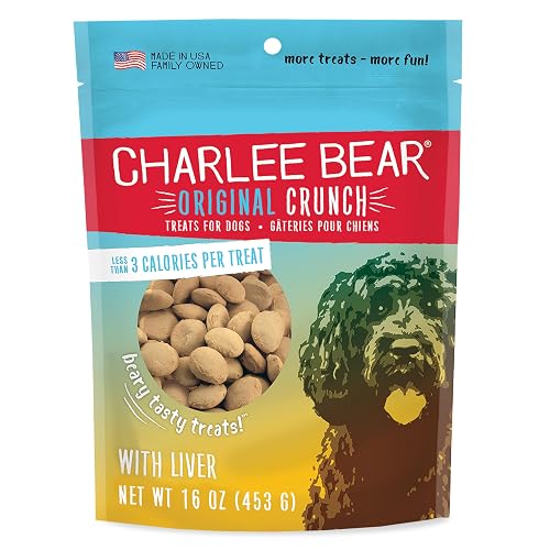 Charlee Oso Perro Tratar, 16-Ounce, hígado