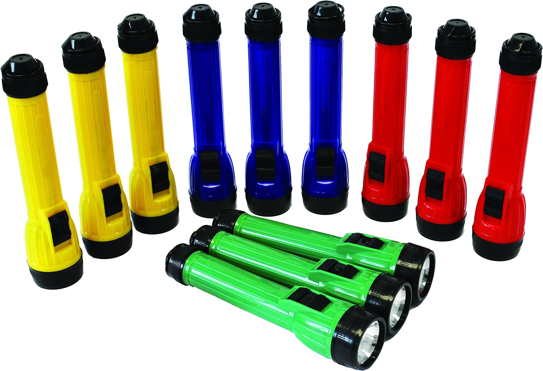 TickiT 48012 Handy Led Torch, 2 x AA Batteries (Pack of 12)