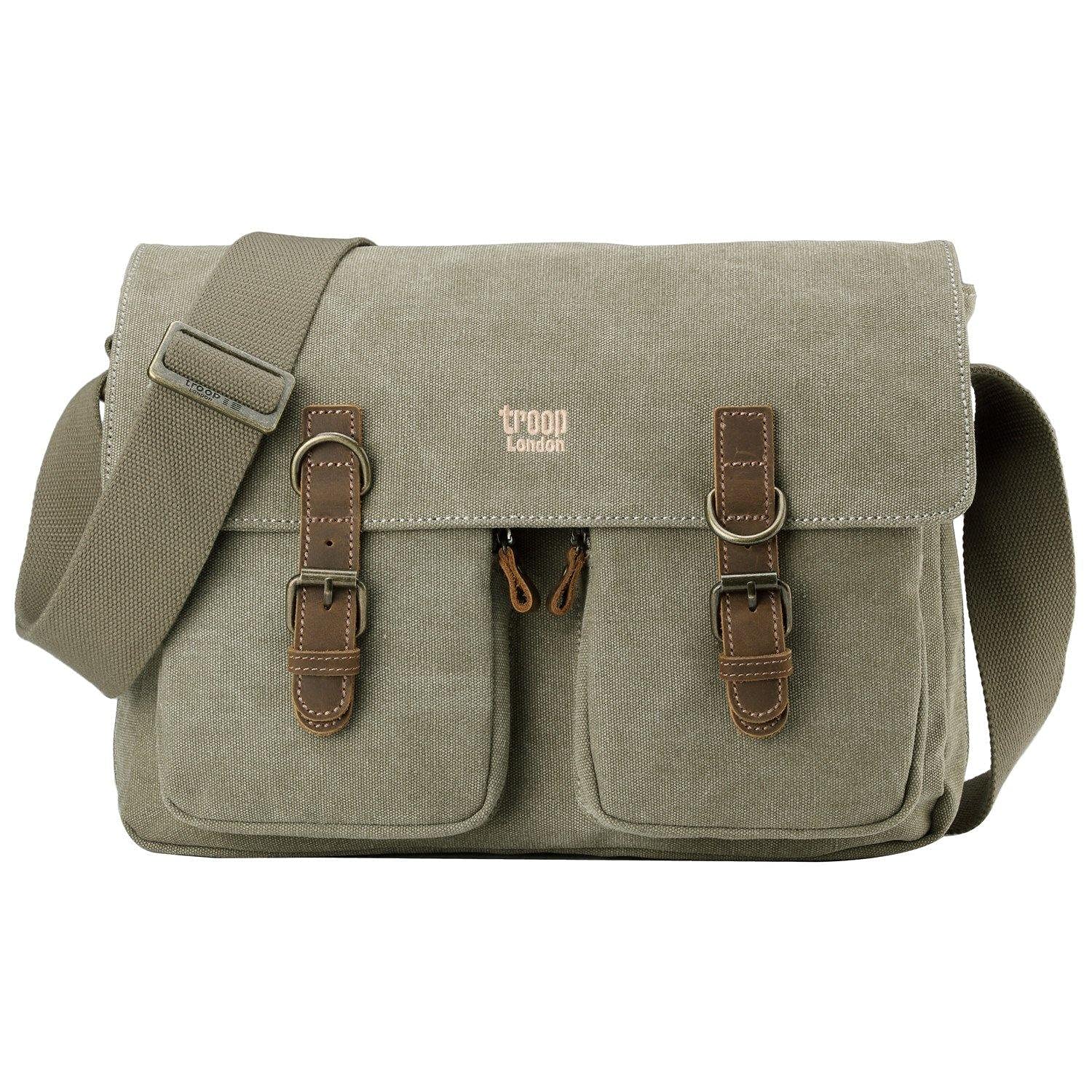 Troop LondonTRP0210 Classic Canvas Messenger Bag