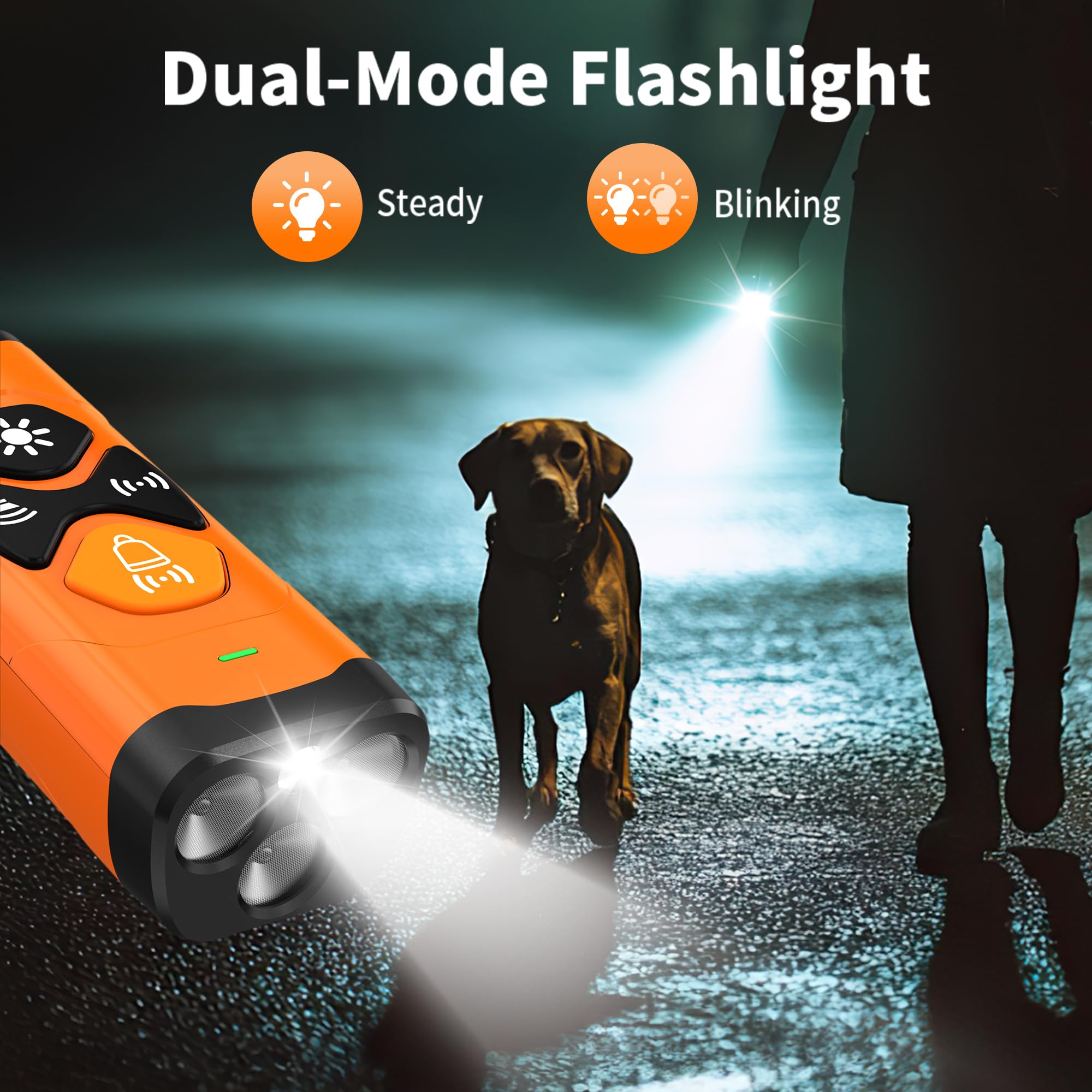 Appareil anti-aboiement à ultrasons pour chien - Appareil de dissuasion pour chiot ou voisin - Appareil sûr et efficace - Appareil anti-aboiement portable pour chiens - Utilisation intérieure