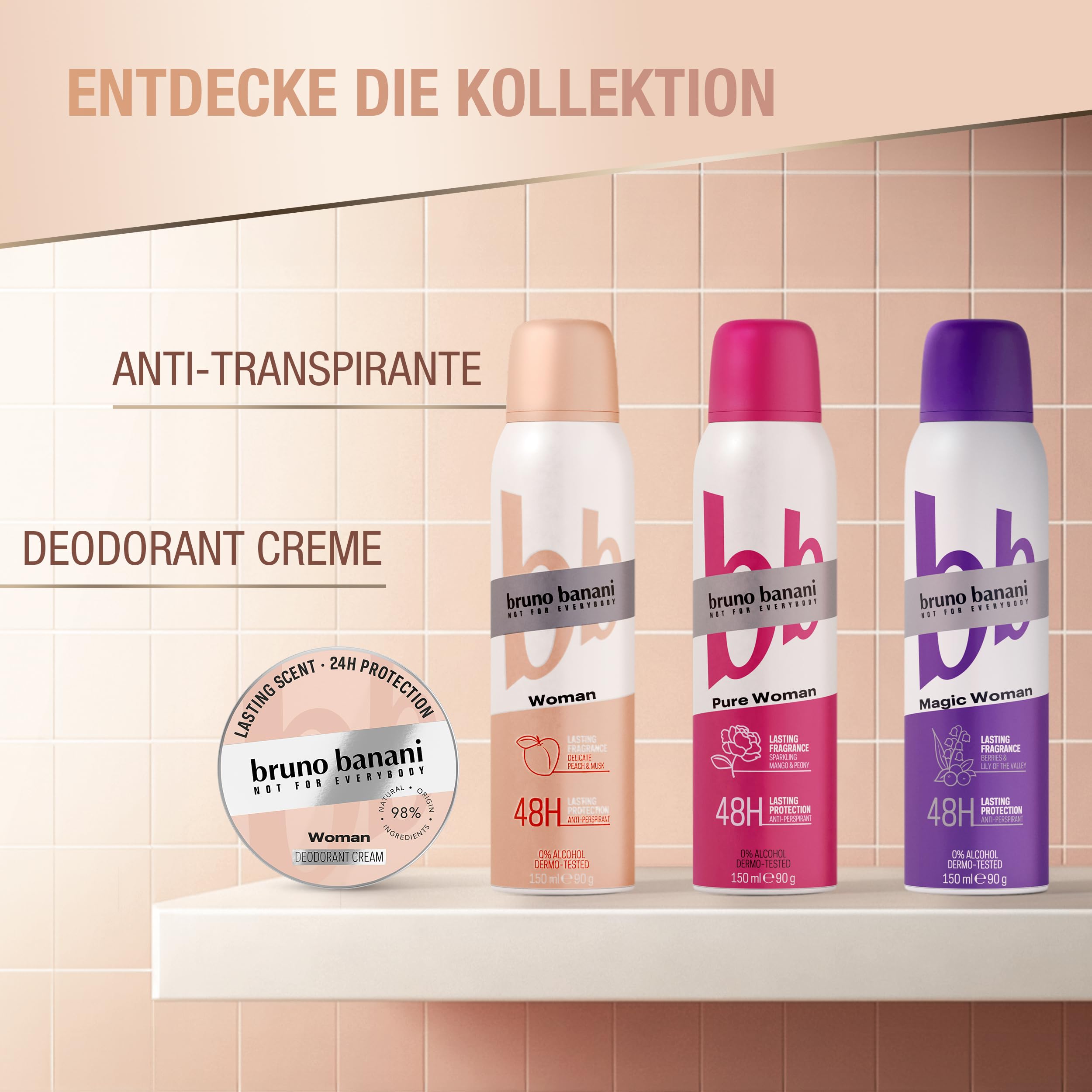 Bruno Banani Deo Creme Dezodorant, 40 ml