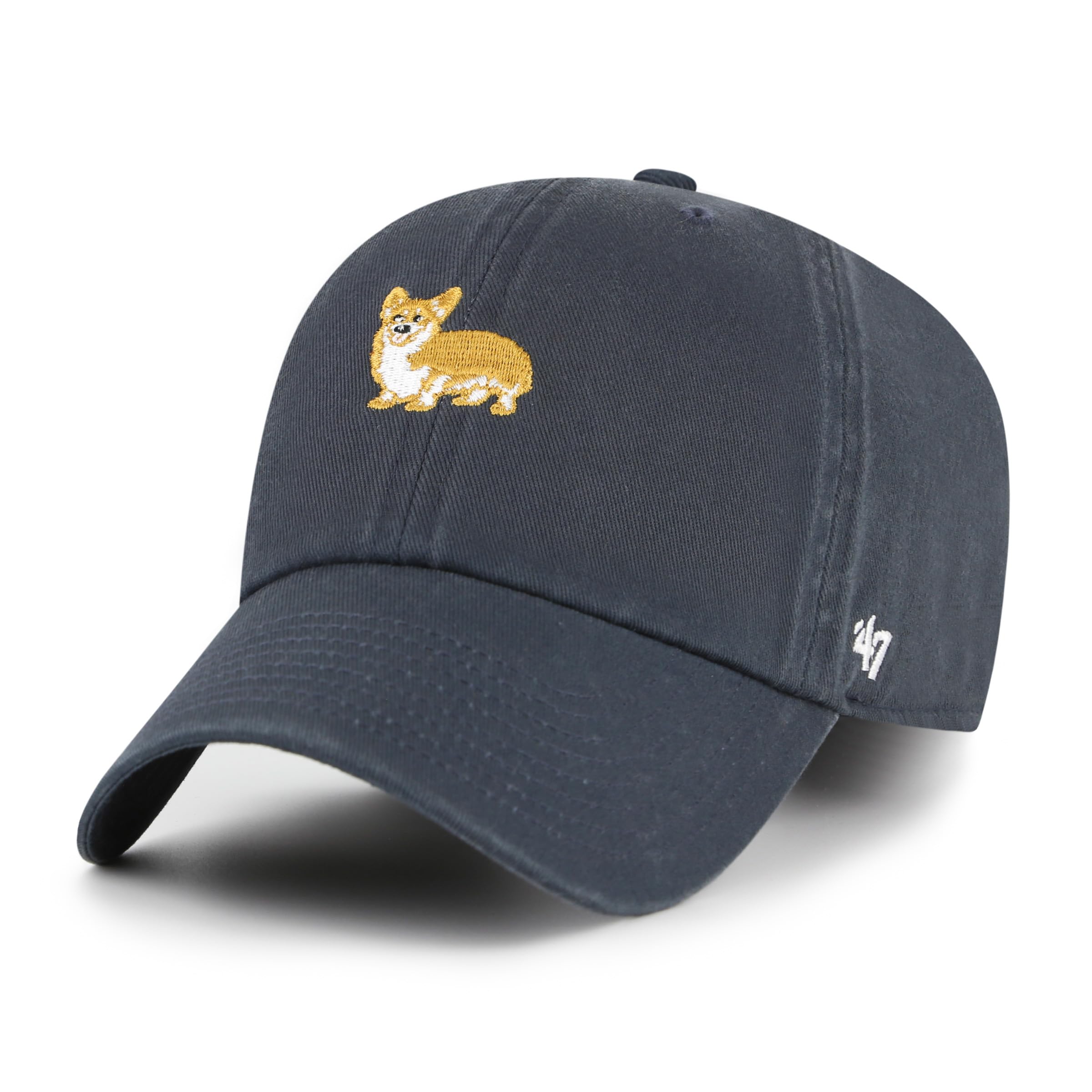 '47 Brand Adjustable Clean Up Cap Corgi Vintage Dog Icon Cap Baseball Cap