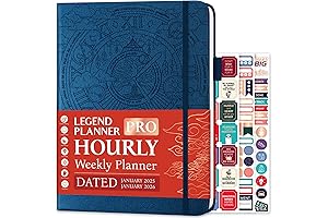 Legend Planner Hourly PRO Dated 2025-2026