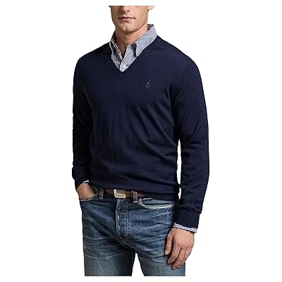 Polo Ralph Lauren Washable Wool V Neck Sweater Men