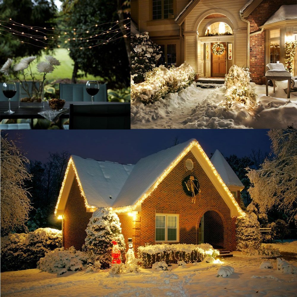 Guirlande Lumineuse Solaire D'extérieur - 20 M200 LED - étanche - Fil