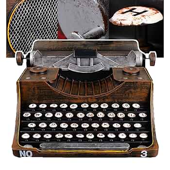 タイプライター　インテリア Amazon.co.jp: タイプライターモデル、クラシックなヴィンテージ
