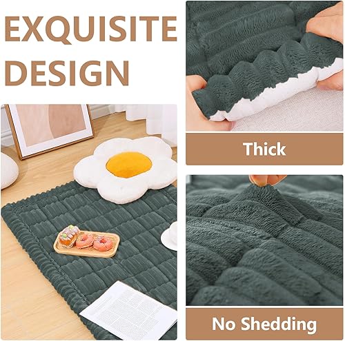 Miniatura 3 de Smiry - Funda de sofá lavable para perros, funda antideslizante y mullida para sofá de 3 cojines, apta para mascotas, funda gruesa y suave para