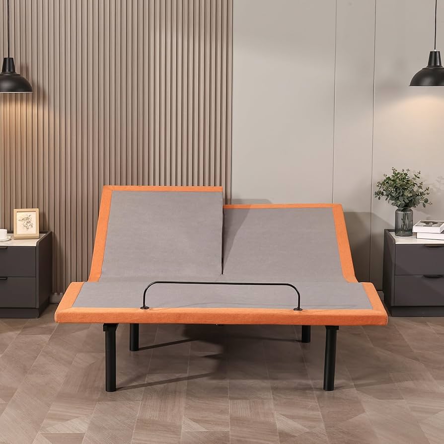 Amazon.com: ESHINE Adjustable Bed Frame with Split Top Queen