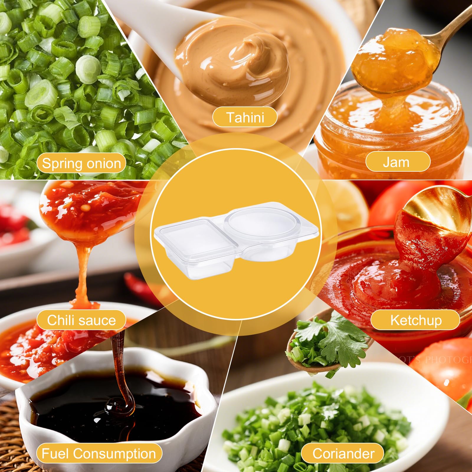 30 Stück Kleine Aufbewahrungsdosen Mit Deckel (130 Ml) – Mikrowellengeeignet, Auslaufsicher, Für Soßen, Dips & Gewürze