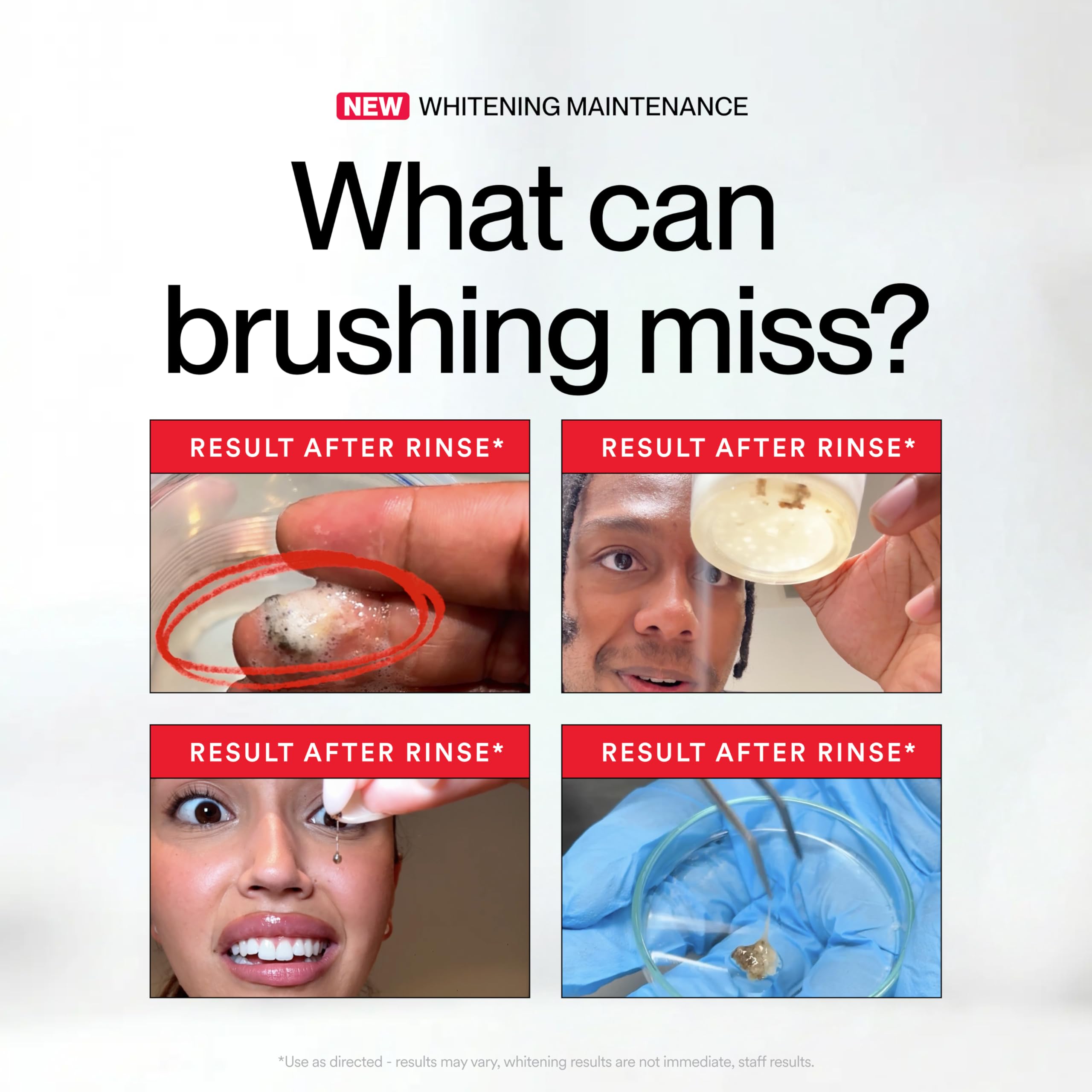 Hismile iD - Enjuague bucal blanqueador de manchas, enjuague bucal para eliminar suciedad para un aliento fresco, enjuague bucal de peróxido de hidrógeno para promover dientes más blancos, enjuague - 5