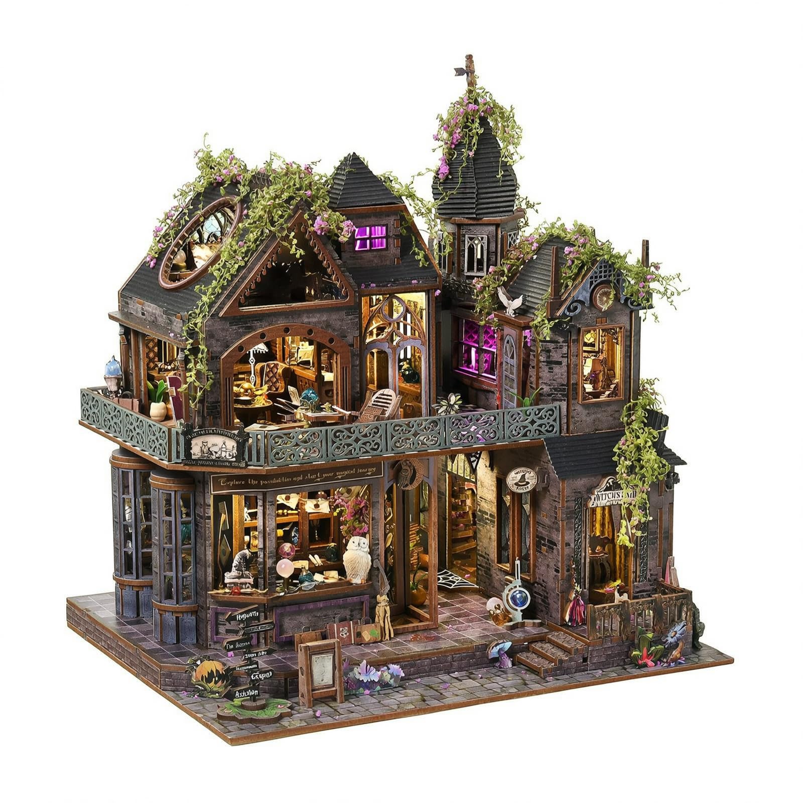 Kits de Coins Lecture pour Mini-Maisons charmantes, Comprenant des