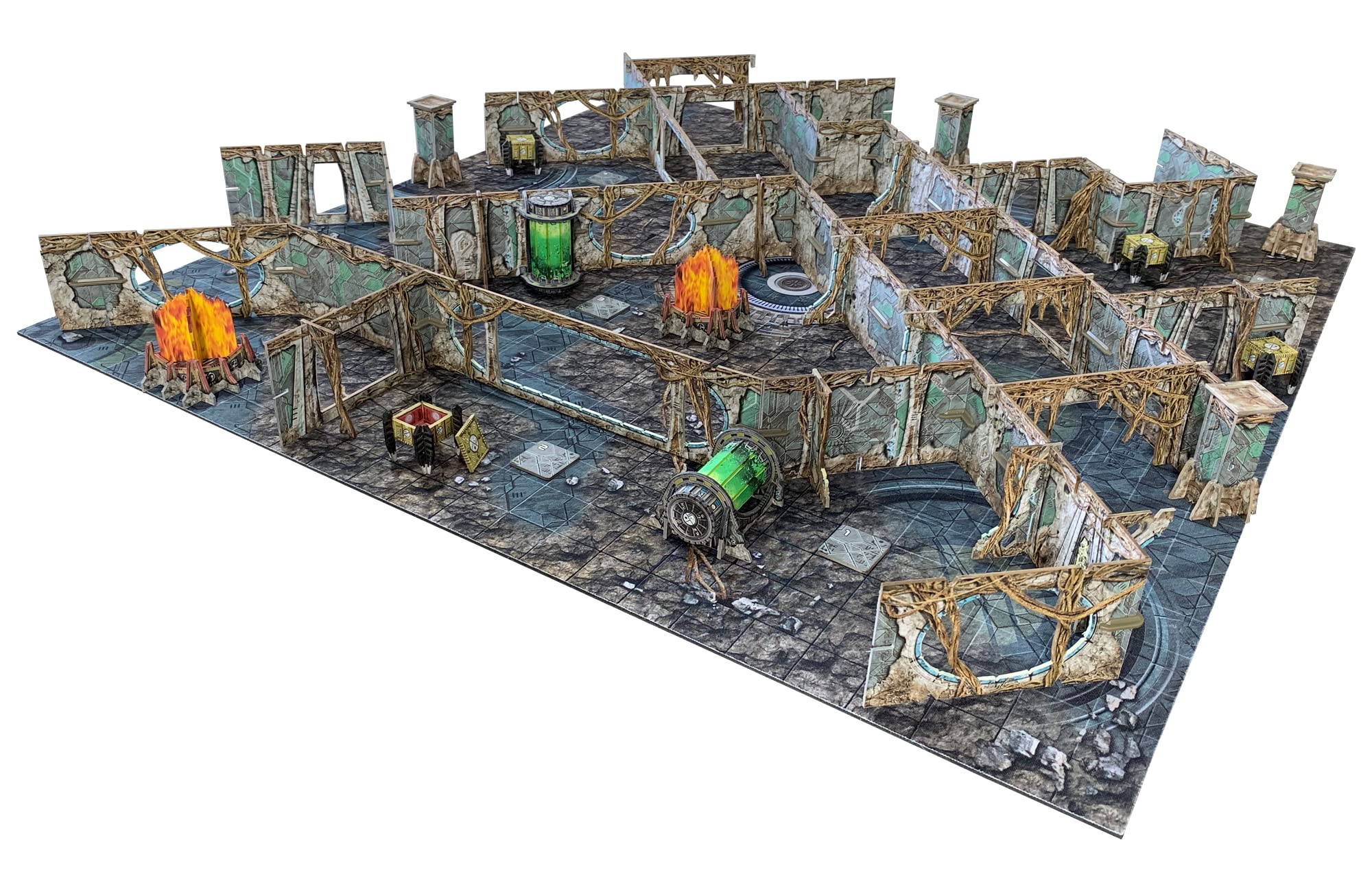 Battle Systems - Modular Tabletop 3D Gaming Sci-Fi Terrain - Perfect for 28mm-35mm Miniatures and Figures - No Painting Required - Science Fiction Aliens 40K Wargame - (Alien Catacombs) - Image 6