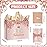 Yoirrat Rose Gold 11 & Fabulous 11th Birthday Gift Bag for Girls Large Pink Happy 11th Birthday Gift Bag with Wrapping Paper and Card for Eleventh 11 Years Old Bday Decorations Party Supplies