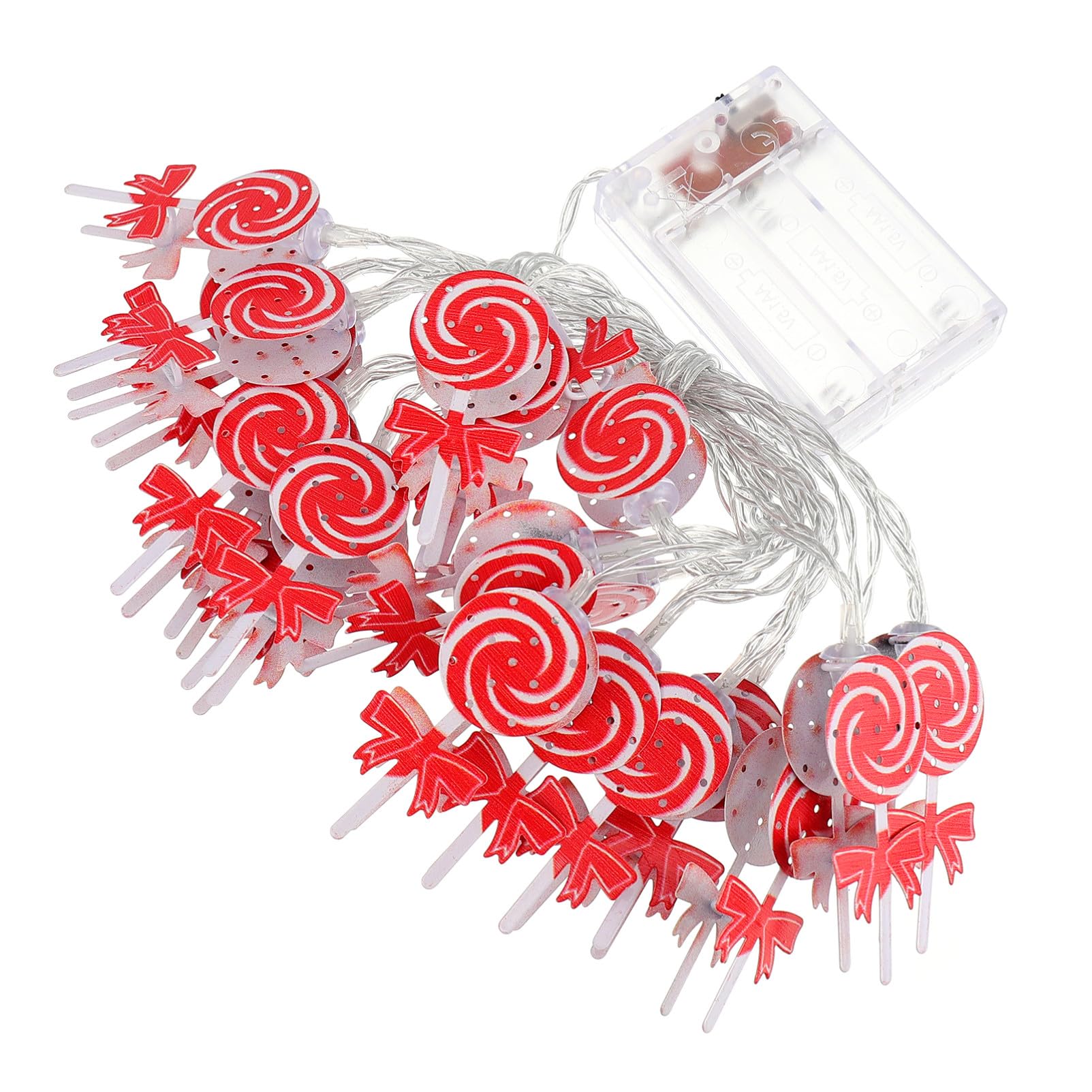 DECOMELODY LED Creative Candy Cane String Lamp Indoor Party Decoration Light String for Christmas Garden -Saving Warm Atmosphere