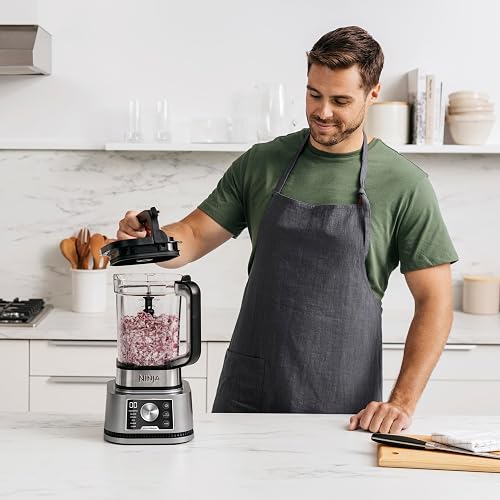 Ninja Foodi Power Nutri Mixer Smoothie Maker 3-in-1, dicke Aufstriche & gefrorene Getränke, Automatikprogramme, 2,1L Krug, 700ml Becher & 400ml Schüssel mit Power-Rührer, 1200W, Silber CB350EU - 5