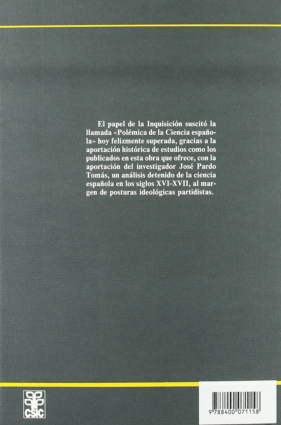 Ciencia y censura: La Inquisición española y los libros científicos en los siglos XVI y XVII: 13 (Estudios sobre la Ciencia)