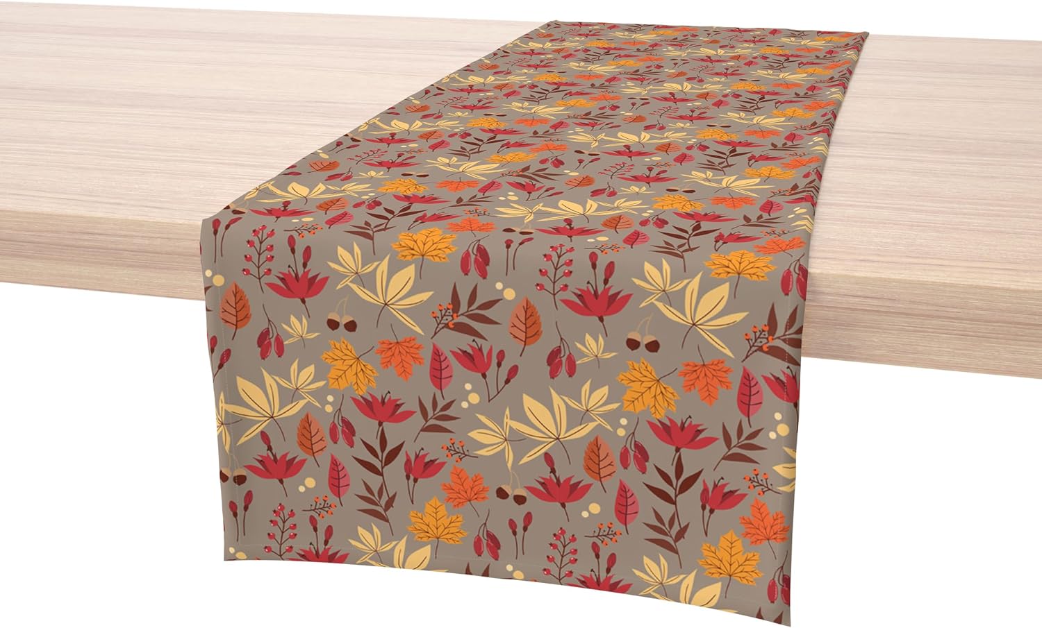 Winslow & Brody | 100% Cotton Table Runner | Perching Birds | 16" x 72" | Deluxe and Extra-Wide | Made in The USA