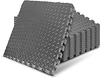 Vista 17 de Yes4All 24SQFT-120SQFT - Tapete de ejercicio de rompecabezas para gimnasio en casa, baldosas de espuma EVA entrelazadas con borde