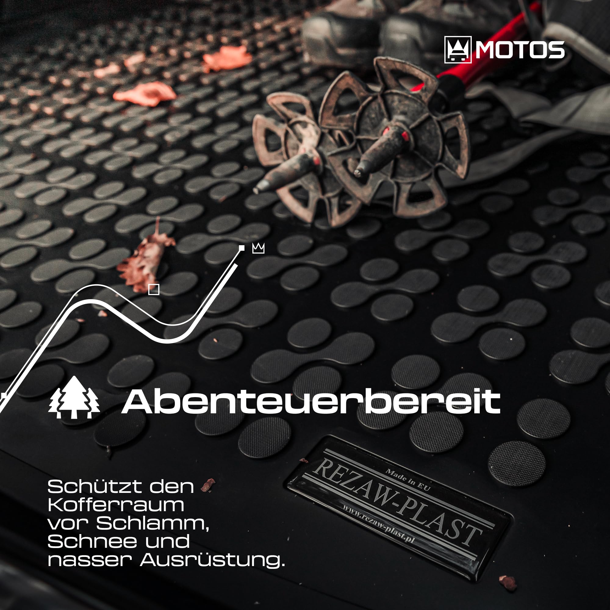 Rubber kofferbakmat | Porsche | Cayenne 17- 5d suv. | zwart | Gledring