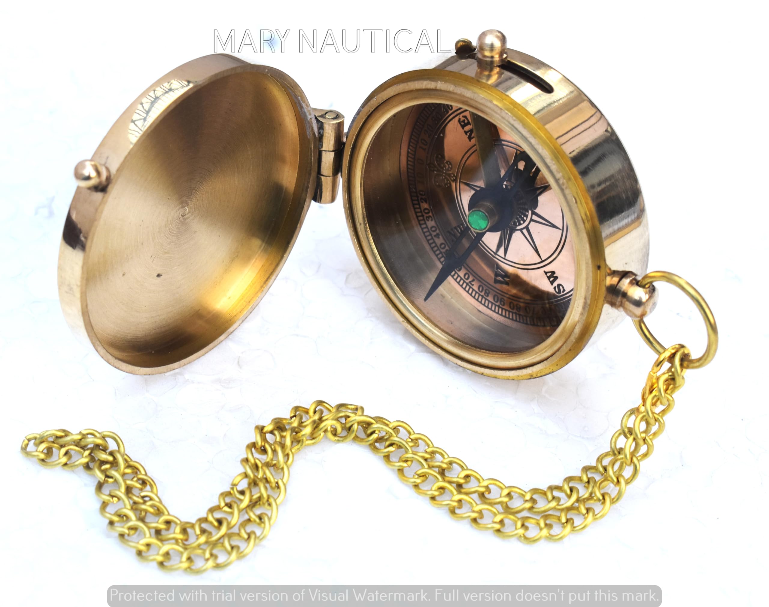 to My Son Compass with Leather Box-Mom to Son Compass–Father to Son Gifts- Graduation Day Gifts for Son-Birthday, Baptism, Graduation, Confirmation, Communion Compass for Women Men