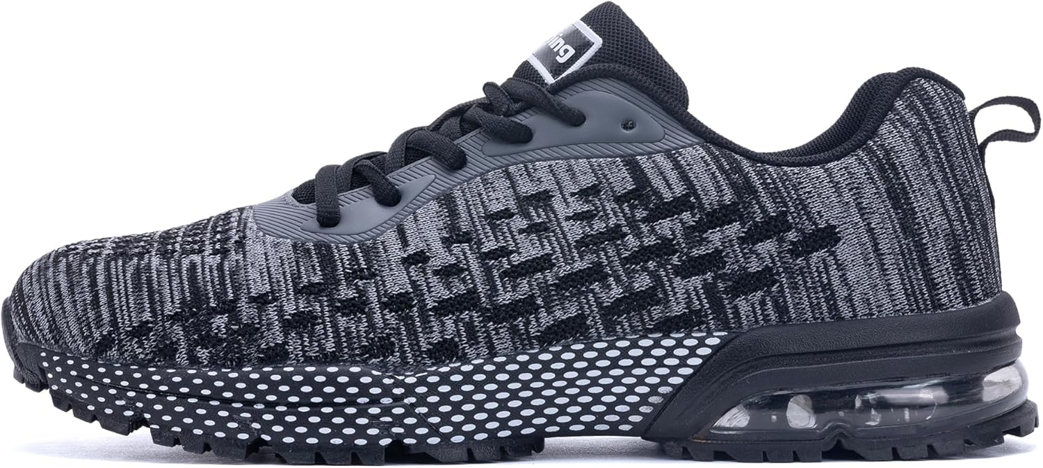 Mens Running Shoes Slip On Tennis Athletic Fashion Sneakers Comfortable Breathable Gym Workout Sport Shoe US 7-13