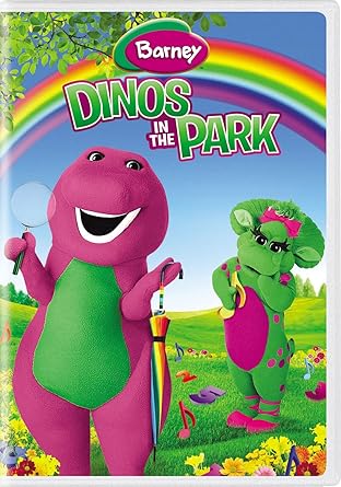 Amazon Com Barney Dinos In The Park Dvd Carey Stinson Dean Wendt Jeff Ayers Julie Johnson Kyle Nelson Patty Wirtz Adam Brown Michaela Dietz Madison Pettis Molly Wilson Mia Ford Fred Holmes