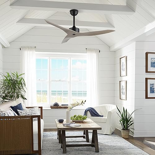 Miniatura 3 de JONATHAN Y JYL9715B Aldrin - Ventilador de techo de 6 velocidades con aplicación móvilcontrol remoto, 50 pulgadas, moderno, contemporáneo,