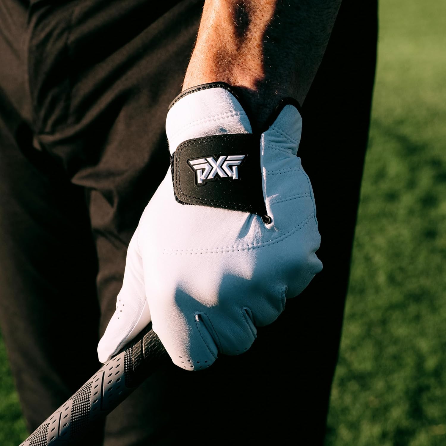 PXG Golf Mens Players Glove Right Handed Golfer Left Handed Glove Cabretta Leather