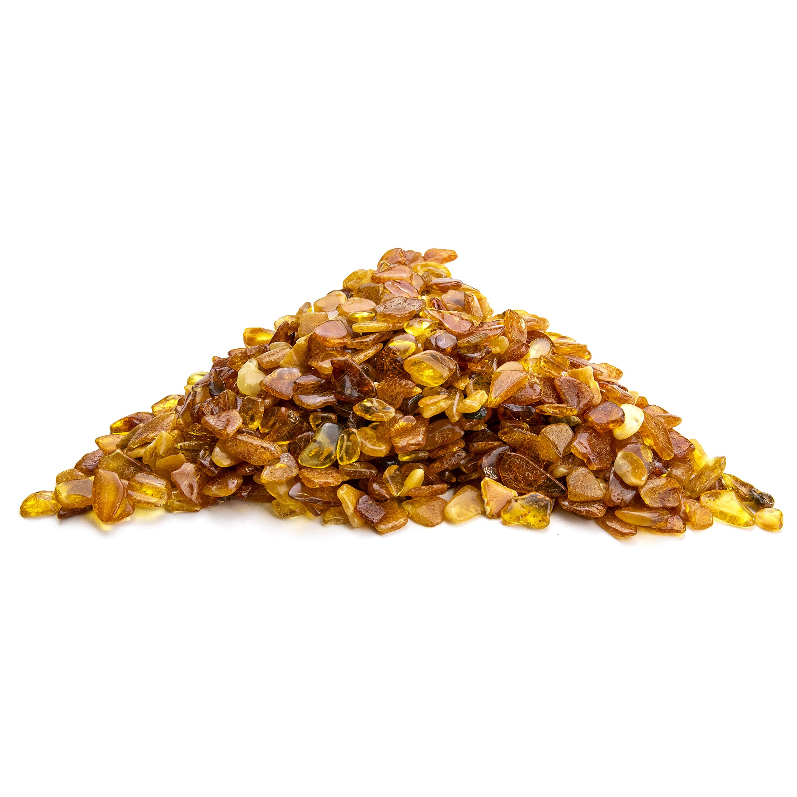 Raw Amber Stones - Gecertificeerde handgemaakte natuurlijke ongepolijste losse Ambar Piedra voor het maken van sieraden en kralen polijsten - Amber Culture, 8.80oz (250g), Amber, barnsteen