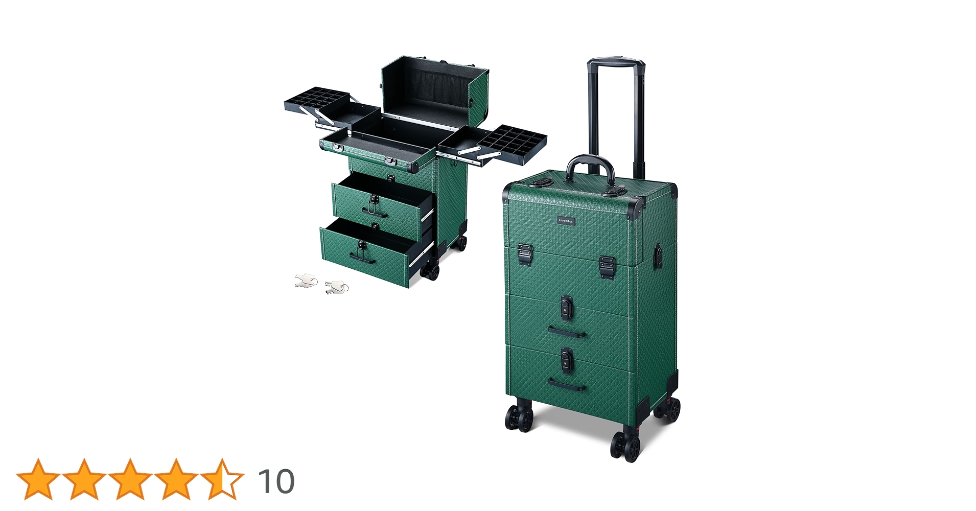 未使用 BYOOTIQUE プロ用 メイクボックス キャスター付き 大容量 Amazon | BYOOTIQUE プロ用 メイクボックス キャスター付き 大