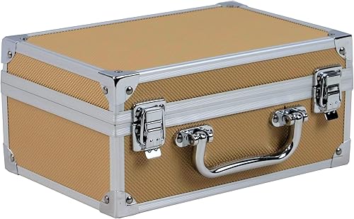 Vista 70 de Ursae Minoris Elite - Caja de aluminio azul con asa para 30 portamonedas certificados o de estilo certificado NGC, PCGS, ANACS, Elite, Lighthouse