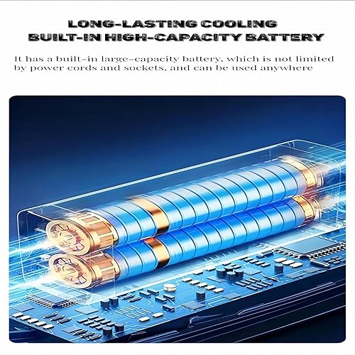 Miniatura 2 de Portable Air Conditioners, Rechargeable Evaporative Air Cooler Humidifier, Mini Air Conditioner, 2 Powerful Wind, Air Cooler Desk Spray Fan for Home