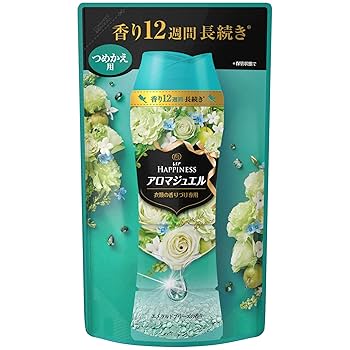 HAPPINESS アロマジュエル 【エメラルドブリーズの香り】455mL✖️３袋 HAPPINESS アロマジュエル 【エメラルドブリーズの香り】455mL
