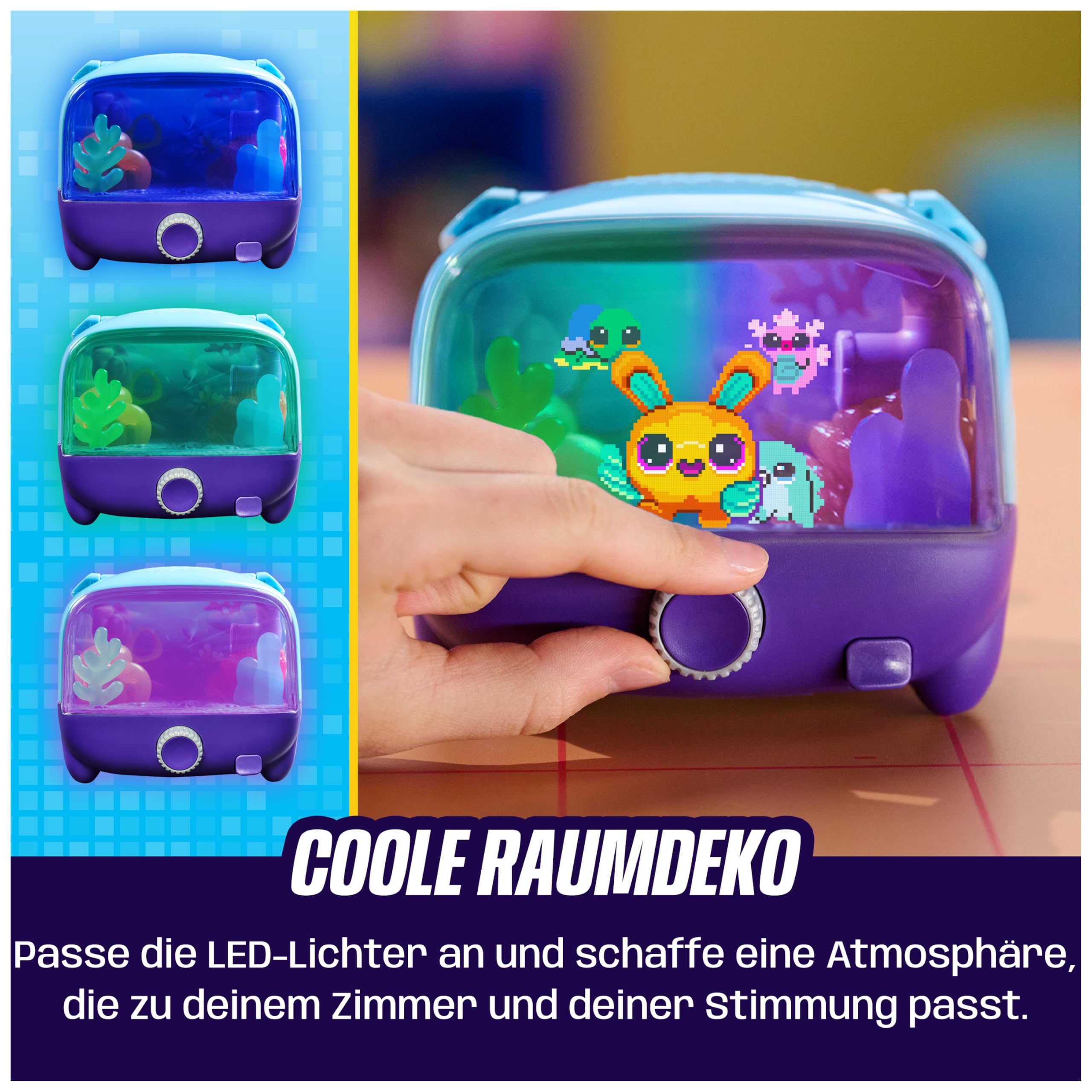 Bitzee Aquarium, digitales Haustier, sensorisches 3D Spielzeug ab 5 Jahren