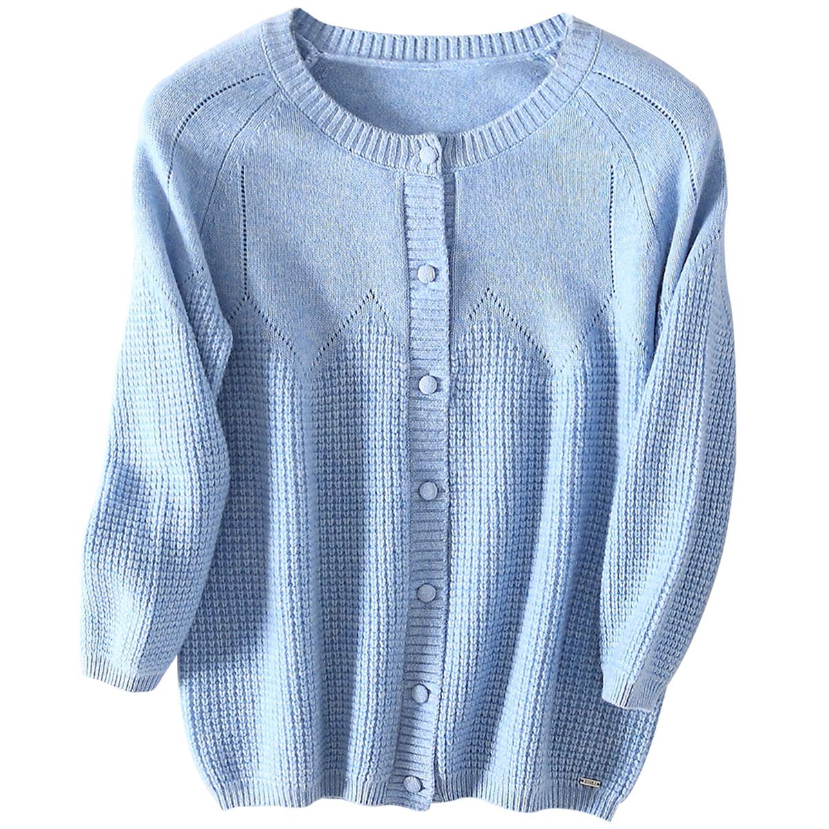 ZHILI 2018 Maglia da Donna in Cashmere dal Taglio Rilassato da Donna Autunno Inverno