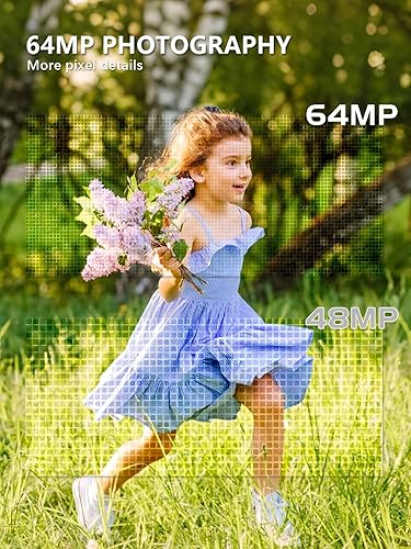 Miniatura 2 de Cámara digital True 4K con modo belleza, cámara de vlogging de 64MP para principiantes, zoom 16X, antivibración y enfoque automático, tarjeta de 32