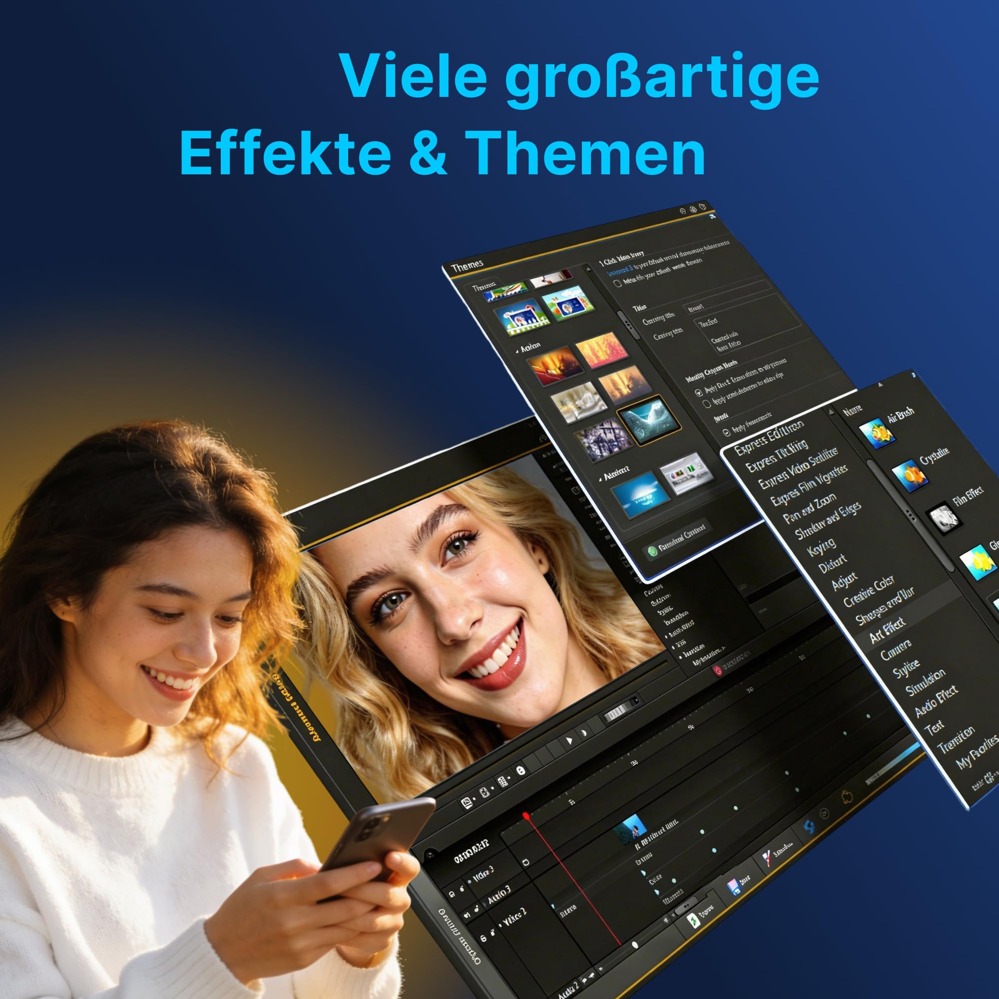 Nero Video 2026 | Videoschnitt-Software für Windows | Videos schneiden, bearbeiten & erstellen | 4K/8K, Motion Tracking, 1000+ Effekte, DVD & Blu-ray | Dauerlizenz für 1 PC