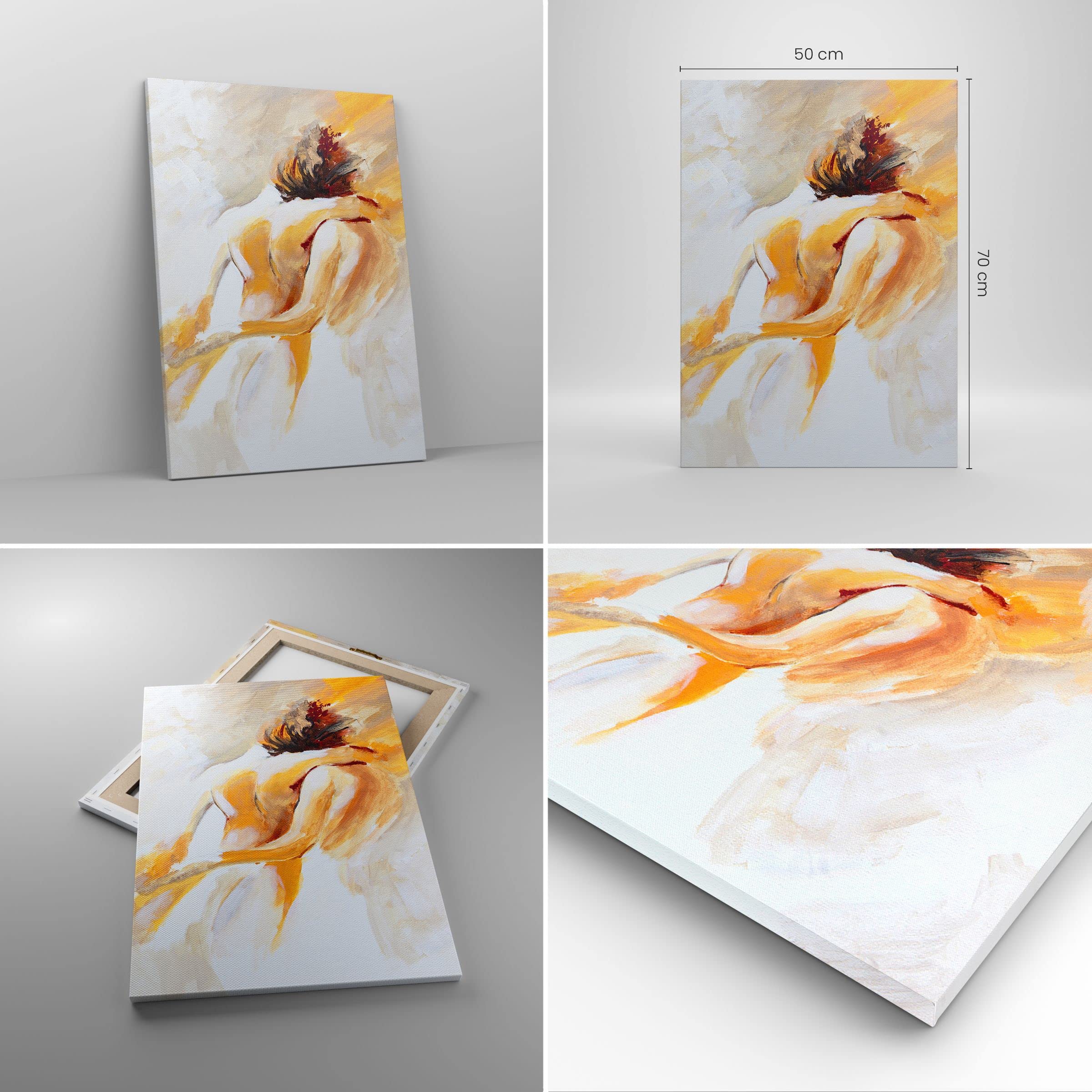 Lienzos decorativos Carácter la amistad el amor el matrimonio Cuadro Sobre Lienzo Moderno Vertical 50x70cm Cuadros Decoracion Salon Dormitorio Cuadros Pared Imágenes Wall Art Prints PA50x70-3168