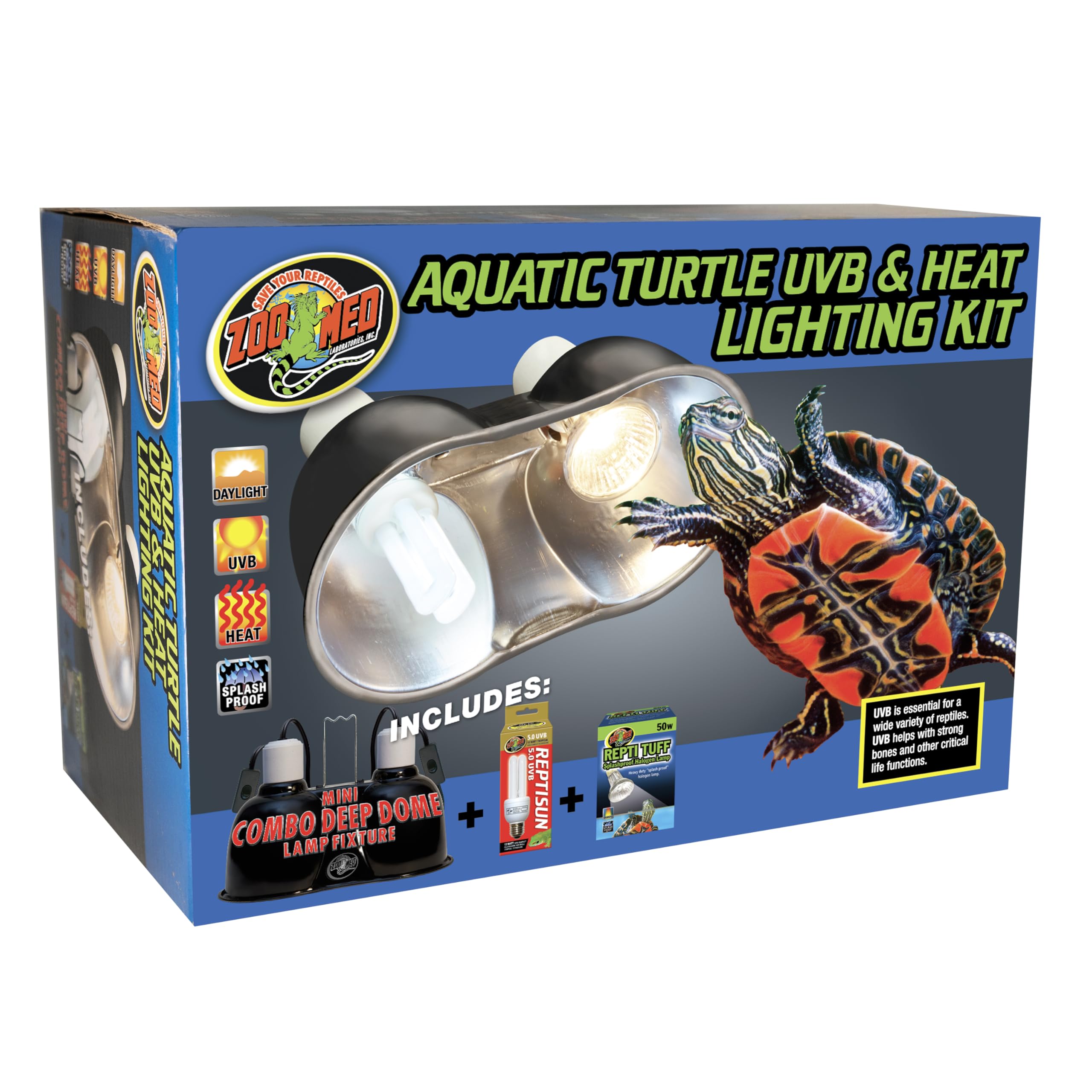 Zoo Med Aquatic Turtle UVB Heat Lighting Kit - image 2