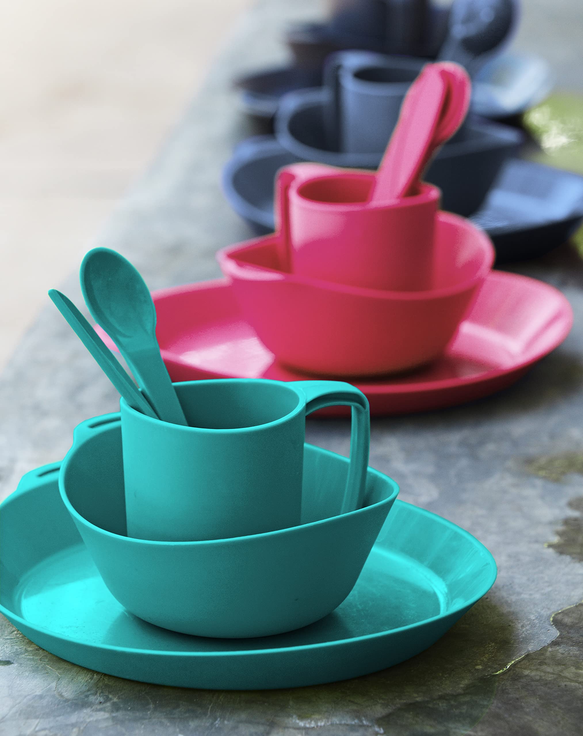 Ciotola Pieghevole In Silicone Per Campeggio - Lifeventure Collapsible Bowl Blu Navy - Foto 13